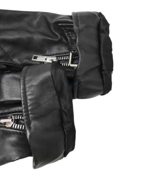 CELINE（セリーヌ）CELINE (セリーヌ) 19SS ラムスキン レザージャケット ブラック サイズ:40の古着・服飾アイテム