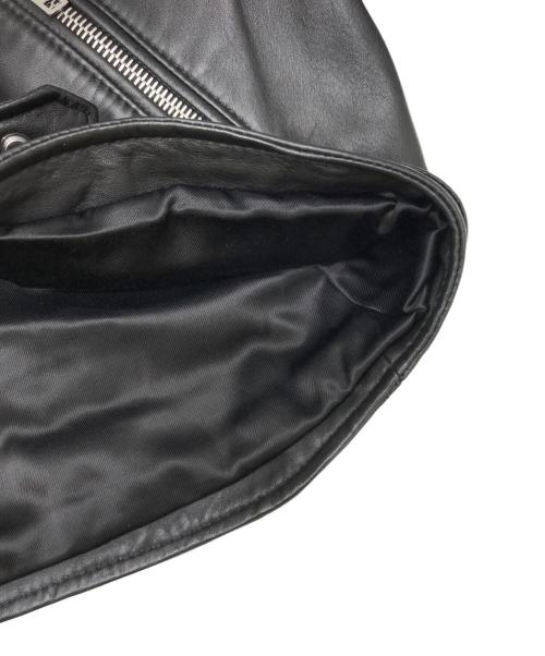 CELINE（セリーヌ）CELINE (セリーヌ) 19SS ラムスキン レザージャケット ブラック サイズ:40の古着・服飾アイテム