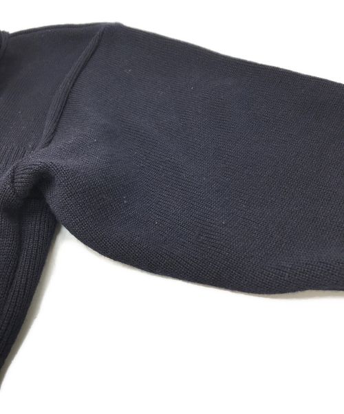 Le minor（ルミノア）Le minor (ルミノア) エンブレムカーディガン ネイビー サイズ:不明（実寸参照）の古着・服飾アイテム