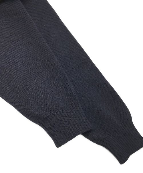 Le minor（ルミノア）Le minor (ルミノア) エンブレムカーディガン ネイビー サイズ:不明（実寸参照）の古着・服飾アイテム