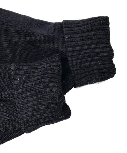 Le minor（ルミノア）Le minor (ルミノア) エンブレムカーディガン ネイビー サイズ:不明（実寸参照）の古着・服飾アイテム