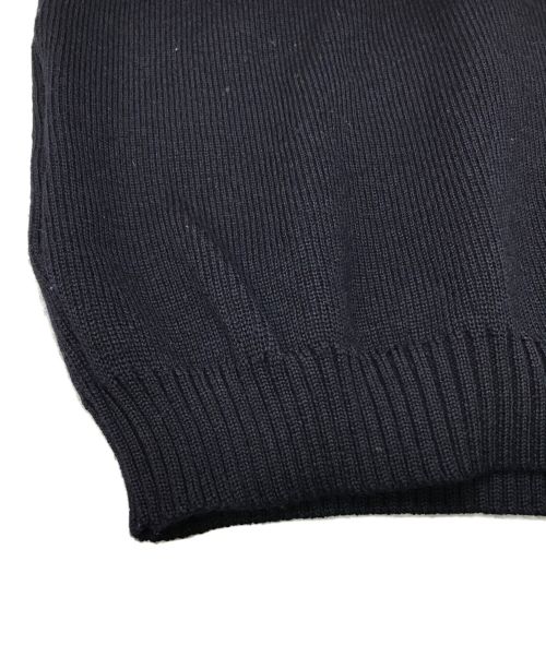 Le minor（ルミノア）Le minor (ルミノア) エンブレムカーディガン ネイビー サイズ:不明（実寸参照）の古着・服飾アイテム