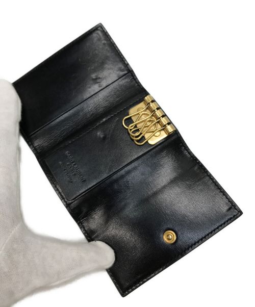 Saint Laurent Paris（サンローランパリ）Saint Laurent Paris (サンローランパリ) キーケース ブラックの古着・服飾アイテム
