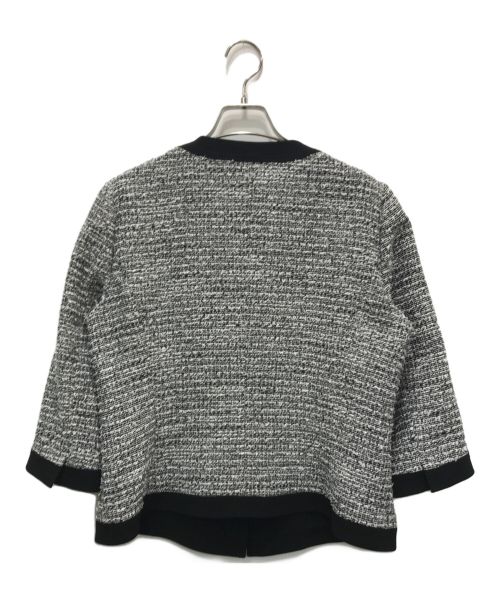 Leilian（レリアン）Leilian (レリアン) ツイードジャケット グレー サイズ:13の古着・服飾アイテム