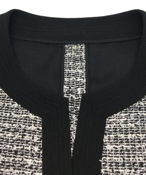 Leilian（レリアン）Leilian (レリアン) ツイードジャケット グレー サイズ:13の古着・服飾アイテム