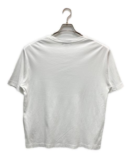 Aquascutum（アクアスキュータム）Aquascutum (アクアスキュータム) Tシャツ ホワイト サイズ:Lの古着・服飾アイテム