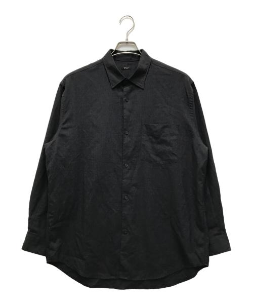 WILD LIFE TAILOR Adam et ROPE（ワイルドライフテーラーアダム エ ロペ）WILD LIFE TAILOR Adam et ROPE (ワイルドライフテーラーアダム エ ロペ) オーバーサイズウールシャツ グレー サイズ:Lの古着・服飾アイテム