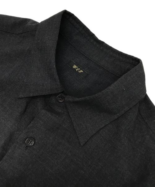 WILD LIFE TAILOR Adam et ROPE（ワイルドライフテーラーアダム エ ロペ）WILD LIFE TAILOR Adam et ROPE (ワイルドライフテーラーアダム エ ロペ) オーバーサイズウールシャツ グレー サイズ:Lの古着・服飾アイテム