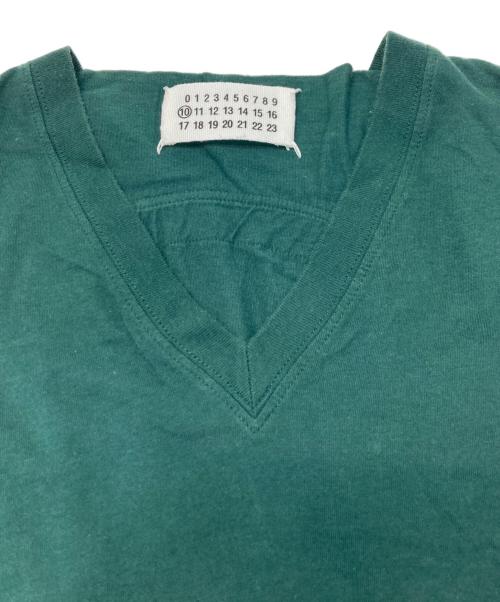 Maison Margiela（メゾンマルジェラ）Maison Margiela (メゾンマルジェラ) 変形カットソー グリーン サイズ:46の古着・服飾アイテム