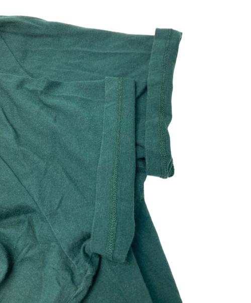 Maison Margiela（メゾンマルジェラ）Maison Margiela (メゾンマルジェラ) 変形カットソー グリーン サイズ:46の古着・服飾アイテム