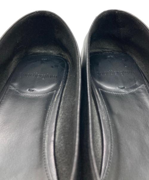 quartierglam（カルチェグラム）quartierglam (カルチェグラム) オープントゥフラットパンプス ブラック サイズ:36の古着・服飾アイテム