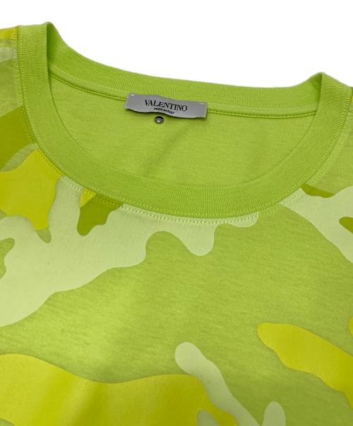 VALENTINO（ヴァレンティノ）VALENTINO (ヴァレンティノ) カモフラTシャツ イエロー サイズ:Mの古着・服飾アイテム