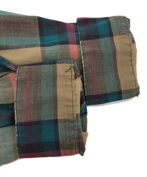 ARROW（アロー）ARROW (アロー) オープンカラーシャツ ブラウン サイズ:16－16　1/2の古着・服飾アイテム