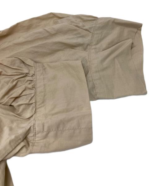 mizuiro-ind（ミズイロインド）mizuiro-ind (ミズイロインド) シャツワンピース ベージュ サイズ:不明(実寸参照)の古着・服飾アイテム