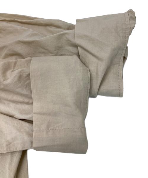 mizuiro-ind（ミズイロインド）mizuiro-ind (ミズイロインド) シャツワンピース ベージュ サイズ:不明(実寸参照)の古着・服飾アイテム