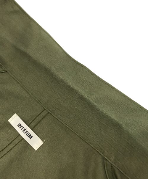 INTERIM（インテリム）INTERIM (インテリム) andPheb 別注 ハイパービッグ オーガニックコットン ヘリンボーンツイル ユーティリティー ジャケット カーキ サイズ:FREEの古着・服飾アイテム