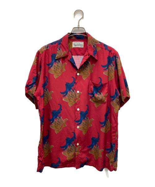 WACKO MARIA（ワコマリア）WACKO MARIA (ワコマリア) HAWAIAN SHIRT レッド サイズ:Lの古着・服飾アイテム