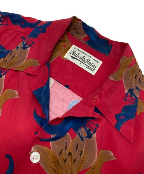 WACKO MARIA（ワコマリア）WACKO MARIA (ワコマリア) HAWAIAN SHIRT レッド サイズ:Lの古着・服飾アイテム