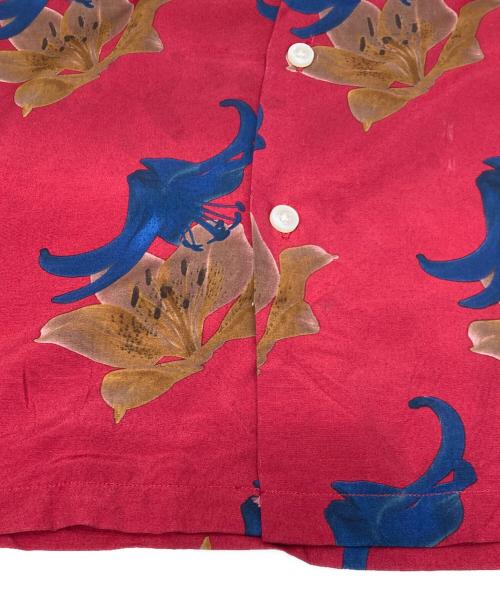 WACKO MARIA（ワコマリア）WACKO MARIA (ワコマリア) HAWAIAN SHIRT レッド サイズ:Lの古着・服飾アイテム