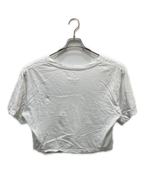 MM6 Maison Margiela（エムエムシックスメゾンマルジェラ）MM6 Maison Margiela (エムエムシックスメゾンマルジェラ) クロップドTシャツ ホワイト サイズ:Sの古着・服飾アイテム
