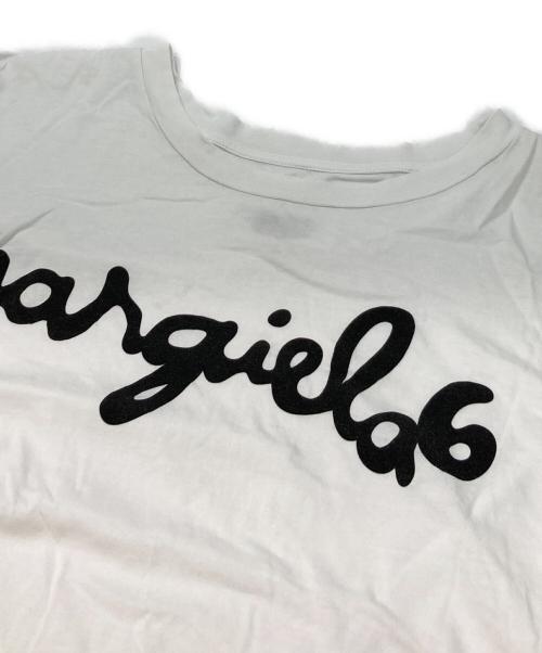 MM6 Maison Margiela（エムエムシックスメゾンマルジェラ）MM6 Maison Margiela (エムエムシックスメゾンマルジェラ) クロップドTシャツ ホワイト サイズ:Sの古着・服飾アイテム