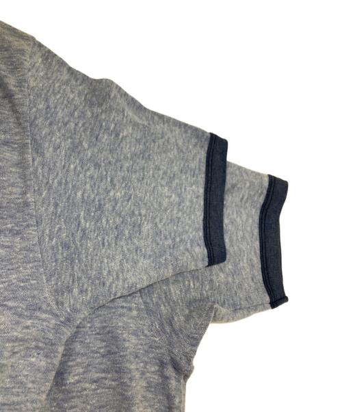 L.L.Bean（エルエルビーン）L.L.Bean (エルエルビーン) Hanes (ヘインズ) リンガーTシャツ ブルー サイズ:Mの古着・服飾アイテム