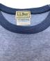 L.L.Bean (エルエルビーン) Hanes (ヘインズ) リンガーTシャツ ブルー サイズ:M：3500円