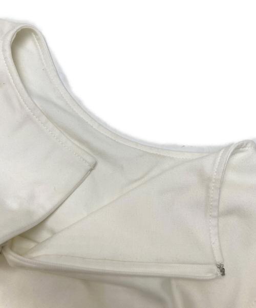 Pinky & Dianne（ピンキーアンドダイアン）Pinky & Dianne (ピンキーアンドダイアン) [大人百花コラボ] コンビワンピース グリーン×ホワイト サイズ:36の古着・服飾アイテム