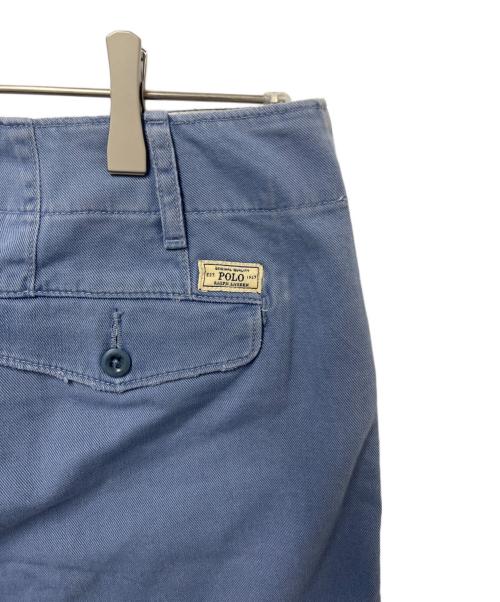 POLO RALPH LAUREN（ポロ・ラルフローレン）POLO RALPH LAUREN (ポロ・ラルフローレン) 製品染チノ インディゴ サイズ:4の古着・服飾アイテム
