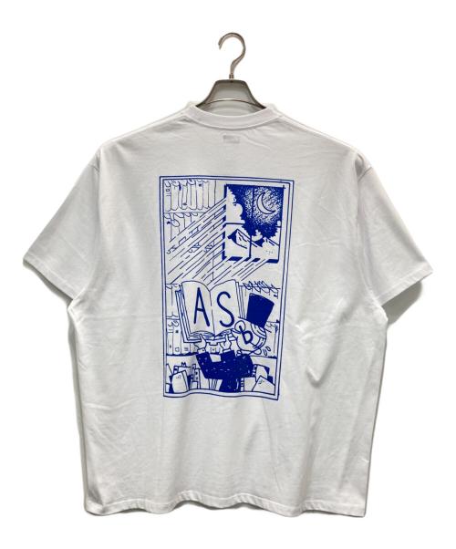FreshService（フレッシュサービス）FreshService (フレッシュサービス) ACTUAL SOURCE (アクチュアルソース) CORPORATE S/S TEE “COMIC” ホワイト サイズ:Lの古着・服飾アイテム