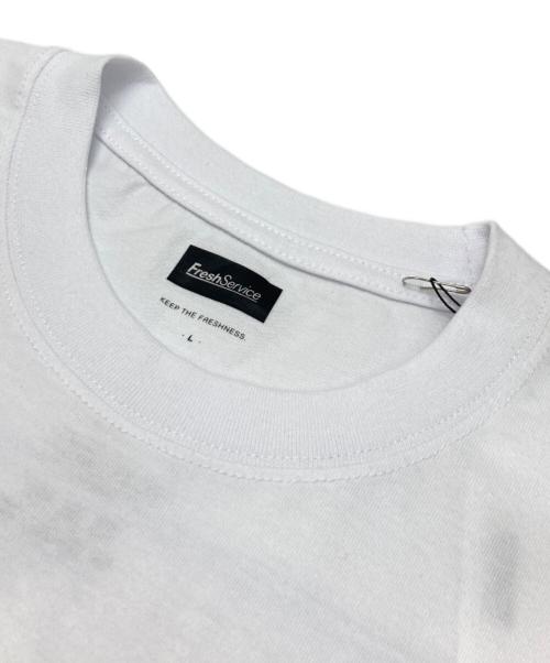 FreshService（フレッシュサービス）FreshService (フレッシュサービス) ACTUAL SOURCE (アクチュアルソース) CORPORATE S/S TEE “COMIC” ホワイト サイズ:Lの古着・服飾アイテム