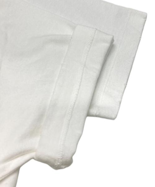 OUT OF FRAME（アウトオブフレーム）OUT OF FRAME (アウトオブフレーム) エイジングダメージT ホワイト サイズ:FREE 未使用品の古着・服飾アイテム