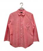 COMME des GARCONS HOMMEコムデギャルソン オム）の古着「長袖シャツ」｜レッド