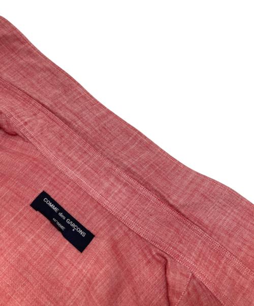 COMME des GARCONS HOMME（コムデギャルソン オム）COMME des GARCONS HOMME (コムデギャルソン オム) 長袖シャツ レッド サイズ:Sの古着・服飾アイテム