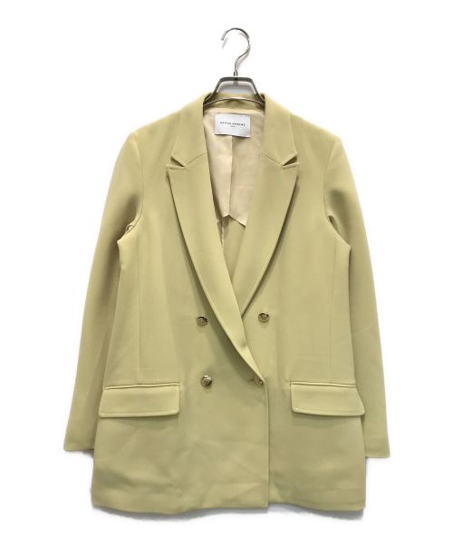 UNITED ARROWS TOKYO（ユナイテッドアローズトウキョウ）UNITED ARROWS TOKYO (ユナイテッドアローズトウキョウ) SOFT ダブルブレストブレザージャケット イエロー サイズ:38の古着・服飾アイテム