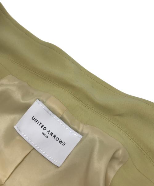 UNITED ARROWS TOKYO（ユナイテッドアローズトウキョウ）UNITED ARROWS TOKYO (ユナイテッドアローズトウキョウ) SOFT ダブルブレストブレザージャケット イエロー サイズ:38の古着・服飾アイテム