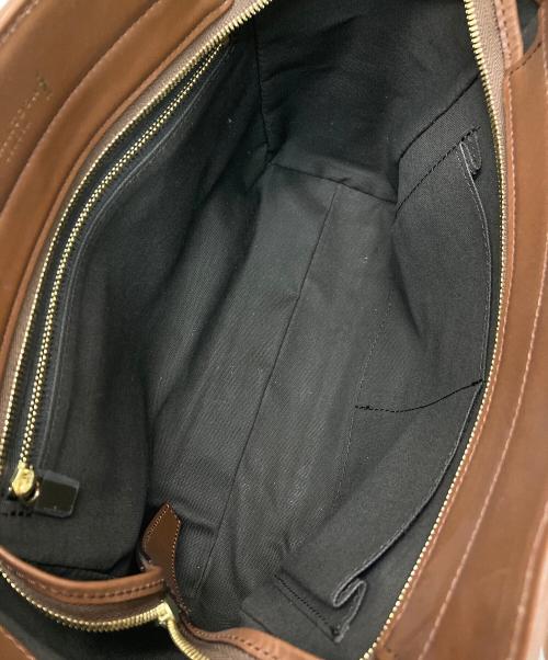 MACKINTOSH（マッキントッシュ）MACKINTOSH (マッキントッシュ) ラフィア切替レザー2WAYバッグ ベージュの古着・服飾アイテム