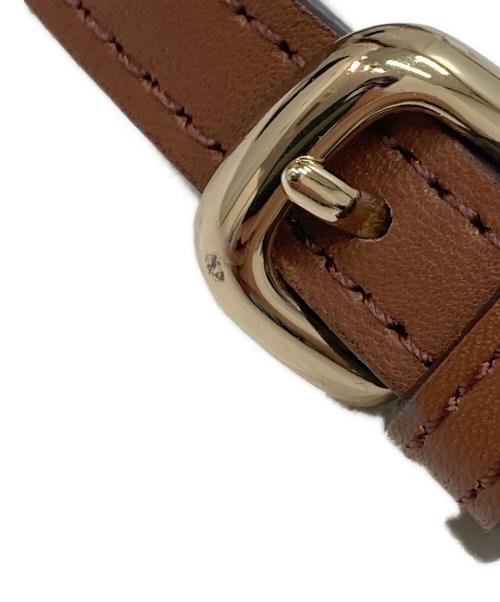 MACKINTOSH（マッキントッシュ）MACKINTOSH (マッキントッシュ) ラフィア切替レザー2WAYバッグ ベージュの古着・服飾アイテム