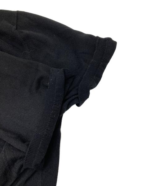 Cruciani（クルチアーニ）CRUCIANI (クルチアーニ) コットンニットポロシャツ ブラック サイズ:48の古着・服飾アイテム