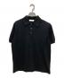 CRUCIANI（クルチアーニ）の古着「コットンニットポロシャツ」｜ブラック