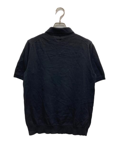 TRENTA SETTANTA（トレンタセッタンタ）TRENTA SETTANTA (トレンタセッタンタ) ポロシャツ ブラック サイズ:46の古着・服飾アイテム