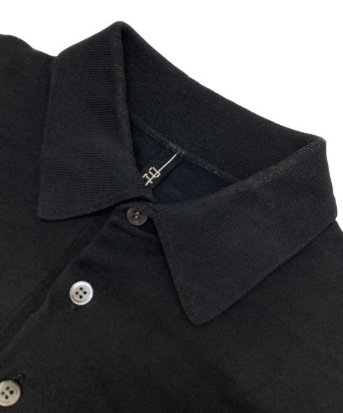 TRENTA SETTANTA（トレンタセッタンタ）TRENTA SETTANTA (トレンタセッタンタ) ポロシャツ ブラック サイズ:46の古着・服飾アイテム