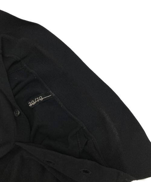 TRENTA SETTANTA（トレンタセッタンタ）TRENTA SETTANTA (トレンタセッタンタ) ポロシャツ ブラック サイズ:46の古着・服飾アイテム