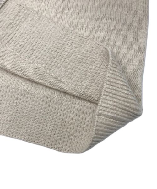 LOUIS VUITTON（ルイ ヴィトン）LOUIS VUITTON (ルイ ヴィトン) 金ボタンカシミヤニットカーディガン ベージュ サイズ:Lの古着・服飾アイテム