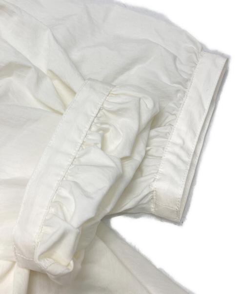 UNITED ARROWS（ユナイテッドアローズ）UNITED ARROWS (ユナイテッドアローズ) ピンタックショートスリーブブラウス ホワイト サイズ:FREEの古着・服飾アイテム