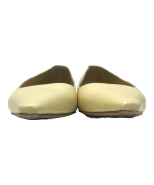 BOTTEGA VENETA（ボッテガベネタ）BOTTEGA VENETA (ボッテガベネタ) ポインテッドトゥパンプス イエロー サイズ:37の古着・服飾アイテム