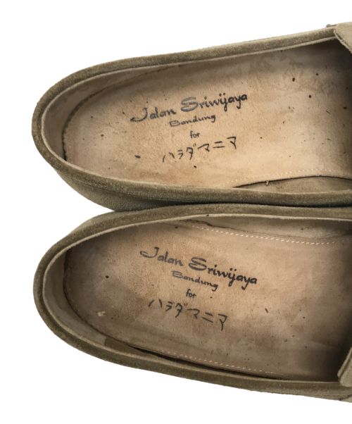 Jalan Sriwijaya（ジャランスリウァヤ）Jalan Sriwijaya (ジャランスリウァヤ) ハラダマニア (ハラダマニア) 別注 コインローファー ブラウン サイズ:8の古着・服飾アイテム