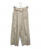 JOURNAL STANDARDジャーナルスタンダード）の古着「ウォッシャブルコットンリネンVISパンツ」｜アイボリー