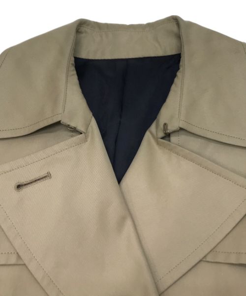 DRESSTERIOR（ドレステリア）DRESSTERIOR (ドレステリア) コットンシャンブレートレンチコート ベージュ サイズ:36の古着・服飾アイテム