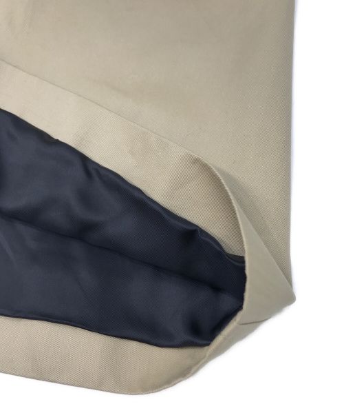 DRESSTERIOR（ドレステリア）DRESSTERIOR (ドレステリア) コットンシャンブレートレンチコート ベージュ サイズ:36の古着・服飾アイテム